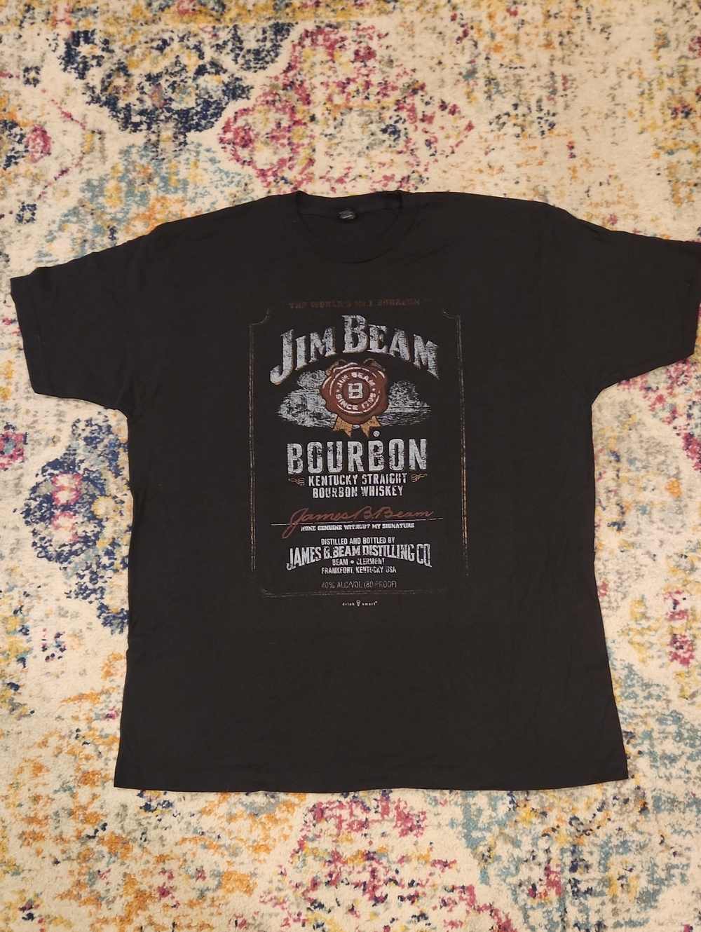 Men's Black Jim Beam Graphic T-Shirt